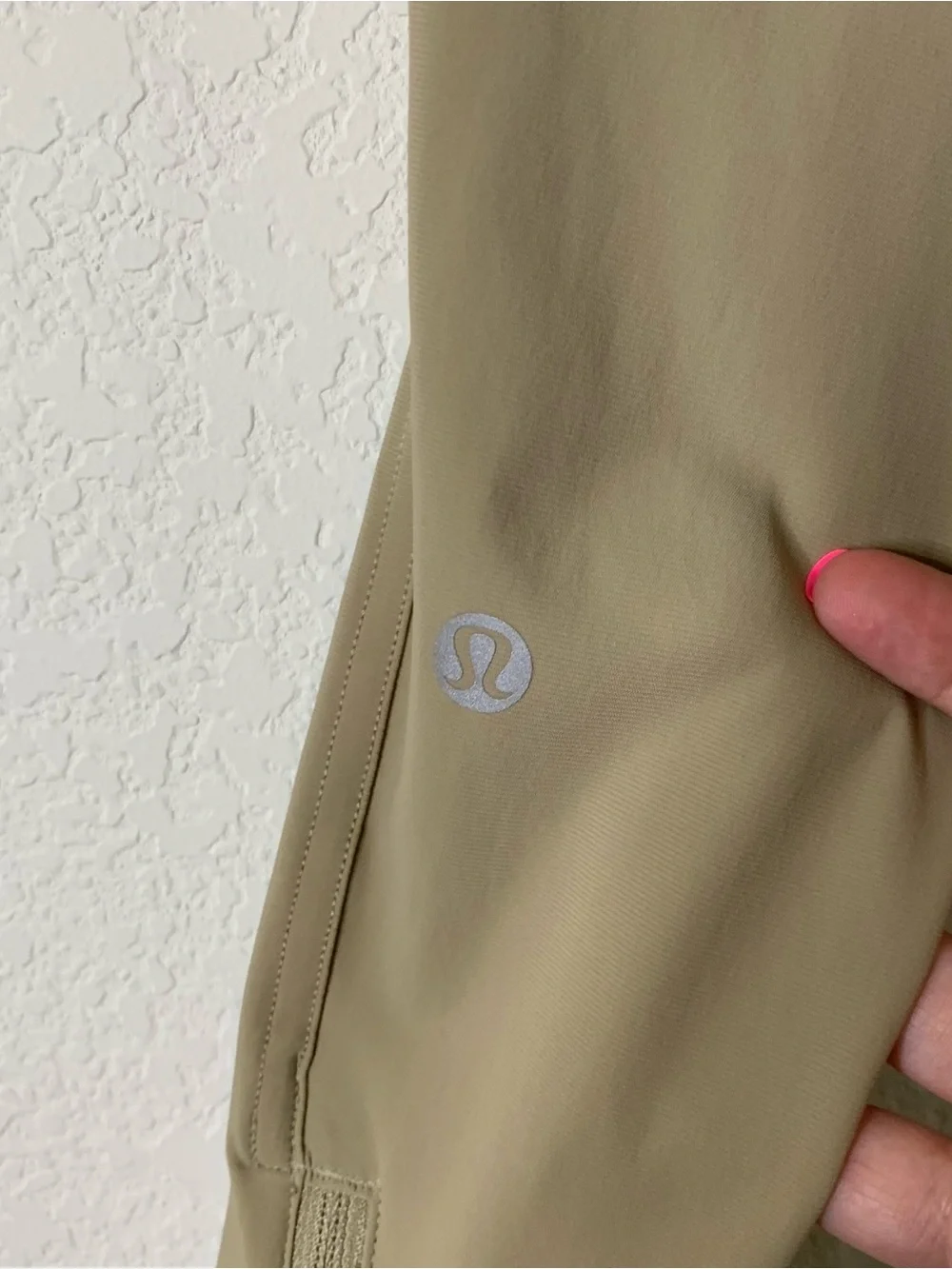 Lululemon womens tan adapted state joggger ankle zip cropped 23” 2